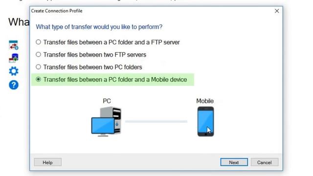 PC to Mobile transfers between your PC and Mobile device on any network connection смотреть онлайн