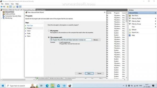 Windows Defender  Firewall || Windows Defender Firewall with Advanced Security on Local Computer