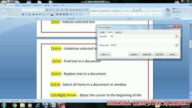 SHORT KEYS FOR MS OFFICE. смотреть онлайн