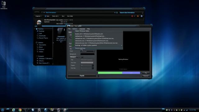 "Metro Particles" Boot Animation in Windows 7 смотреть онлайн