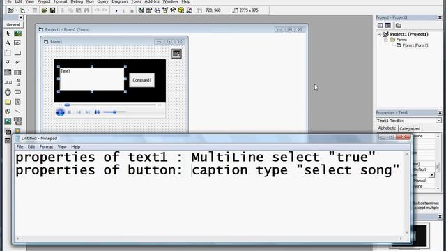 Visual basic 6.0 make a simple mp3 (able to open file to choose any song) смотреть онлайн