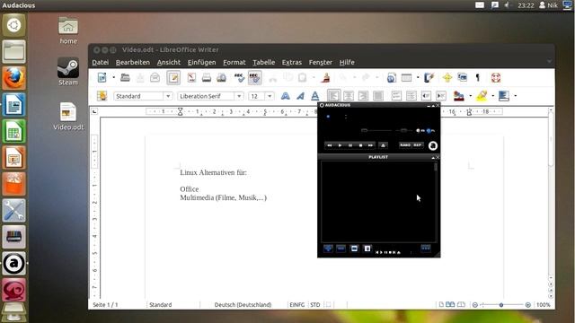 Linux Ubuntu 12.04 Einsteiger Tutorial #2 - Alternativen für Windows Programme [DEUTSCH] [HD] смотреть онлайн