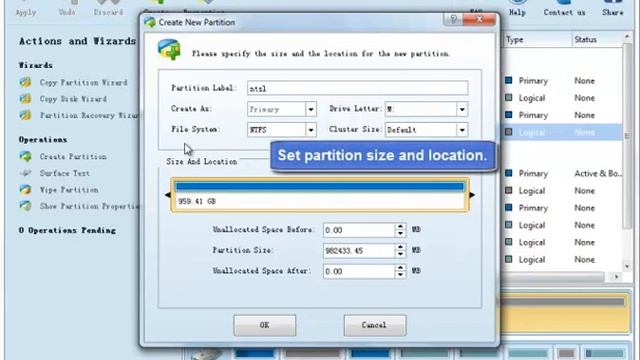 Create Partition - MiniTool Partition Wizard Video Tutorial смотреть онлайн