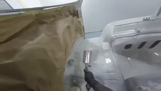 Painting Epoxy Primer 67 Vw Baywindow Midlandpaintwerks смотреть онлайн