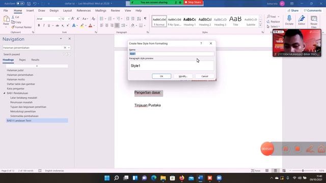 TUTORIAL MEMBUAT DAFTAR ISI OTOMATIS WINDOWS 11 DAN MICROSOFT WORD VERSI TERBARU. смотреть онлайн