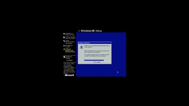 Installing Windows98 in a virtual machine смотреть онлайн
