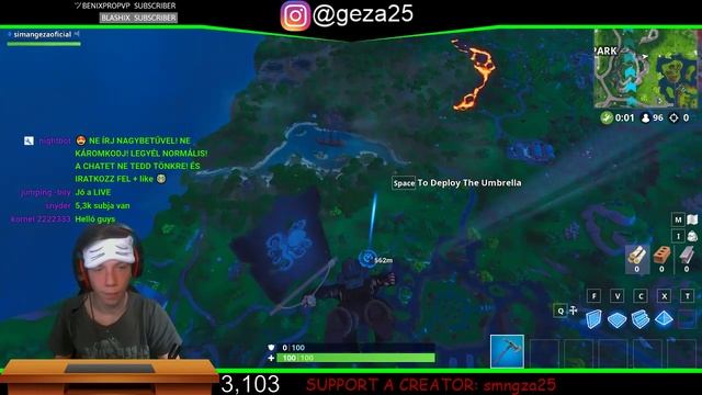 😍 S8E2 DÉLUTÁNI FORTNITE LIVE😍 смотреть онлайн