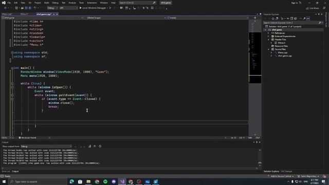 How to make a Video Game using SFML - Main Menu (E01) смотреть онлайн