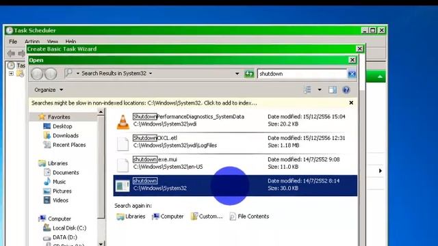 แนะนำวิธีตั้งเวลาปิดคอม + วิธียกเลิก смотреть онлайн