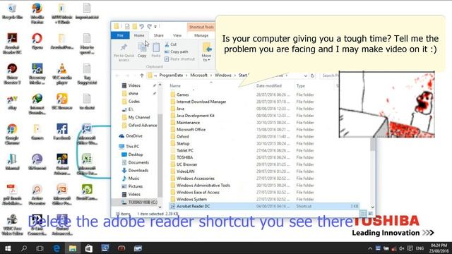 Adobe reader showing wrong icon in taskbar[Fixed Windows 8, 10] смотреть онлайн