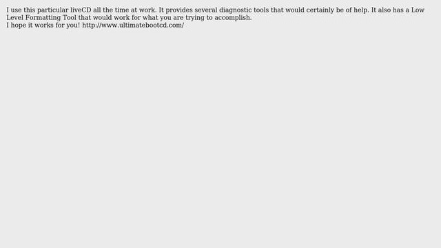 Bootable Low Level Format Tool (5 Solutions!!) смотреть онлайн