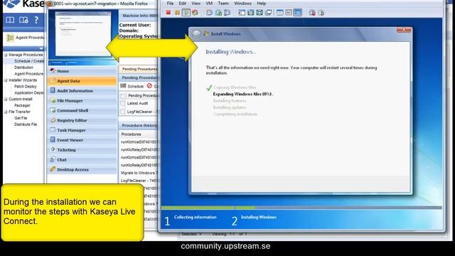 How to deploy Windows 7 with Kaseya смотреть онлайн