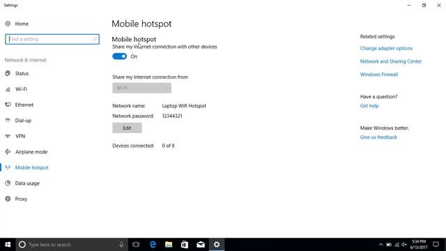 How Turn Your Windows 10 Laptop into a WiFi Hotspot without any software смотреть онлайн