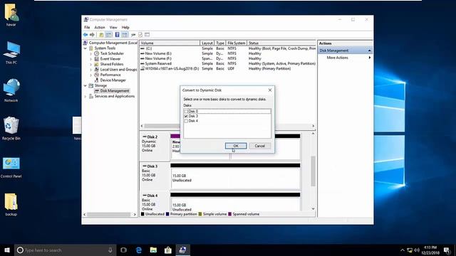 Disk Management in Windows 10 смотреть онлайн