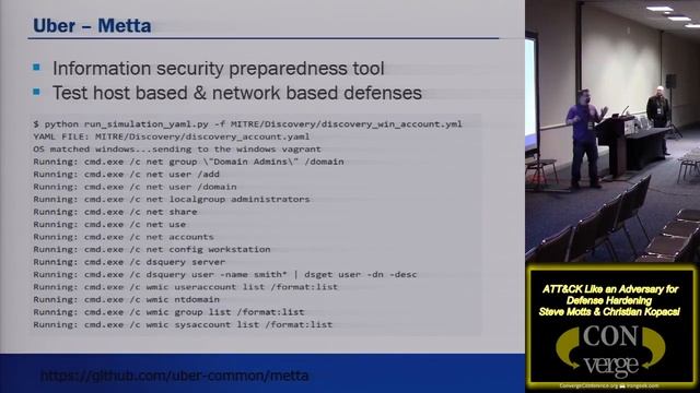 Converge 2018 107 ATT&CK Like an Adversary for Defense Hardening Steve Motts Christian Kopacsi смотреть онлайн