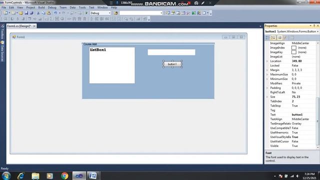 Window Form Controls Button_ListBox_Timer_Group_PictureBox_TextBox using C#.Net смотреть онлайн