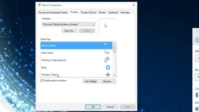 Background Scrolling & Mouse Shadow | Windows 10 смотреть онлайн