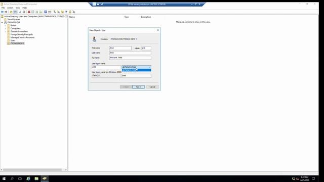 creating and managing active directory users in windows server 2016 |2022 | Hindi | Reset password смотреть онлайн