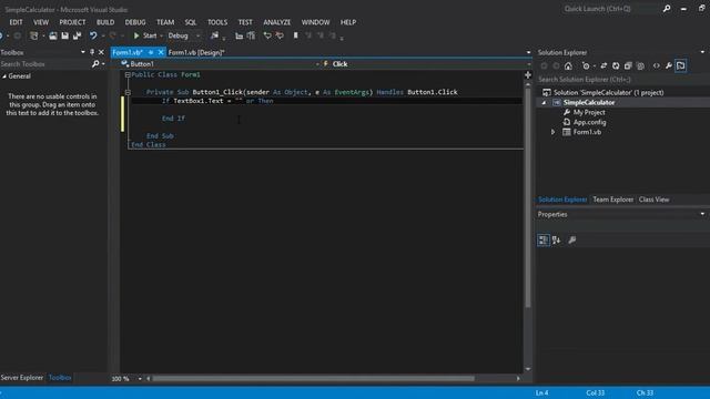 Simple Calculator of 2 numbers in Visual Basic смотреть онлайн