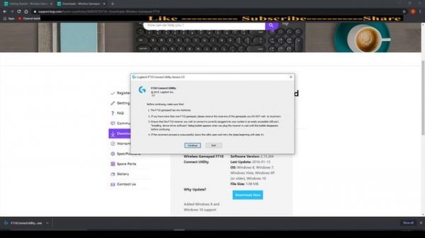 Windows 10 Logitech F710 Driver