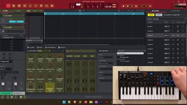 Using M-Audio Oxygen Pro Mini with MPC Beats - Setup Tutorial, Getting Started, & Fixing MIDI Map смотреть онлайн
