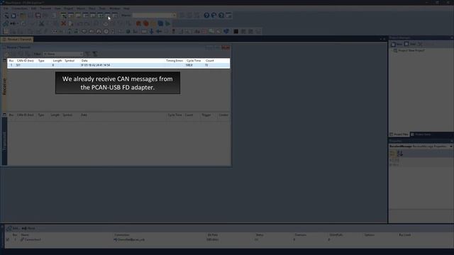 PCAN-Explorer 6 - CAN Communication 3: Receiving and Transmitting CAN Messages смотреть онлайн