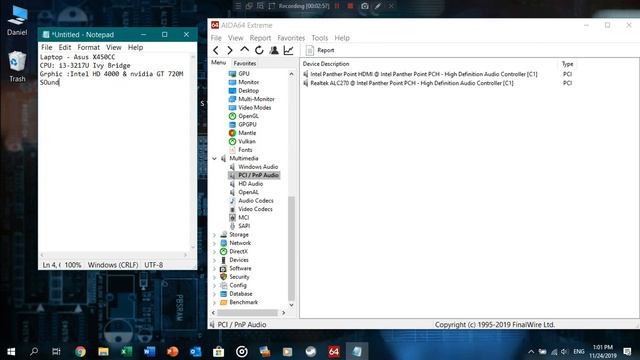 Report your configuration Desktop/Laptop with AIDA64 Extremed смотреть онлайн