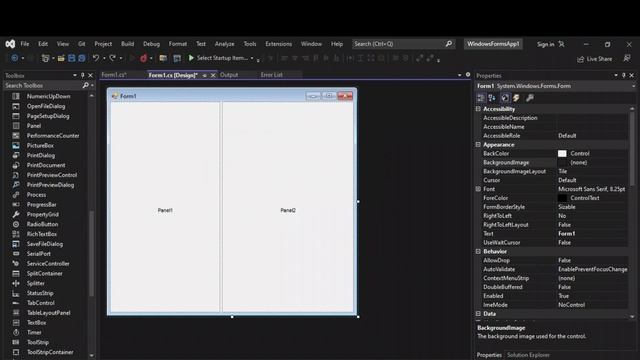Split Container - C# Windows Forms Controls смотреть онлайн