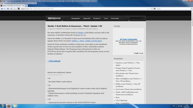 Tutorial Die Siedler 3 auf Windows 7 spielen смотреть онлайн