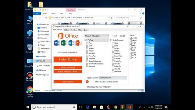 Office Professional Plus 2019 Updated June 2019 Download And Install Urdu/Hindi смотреть онлайн