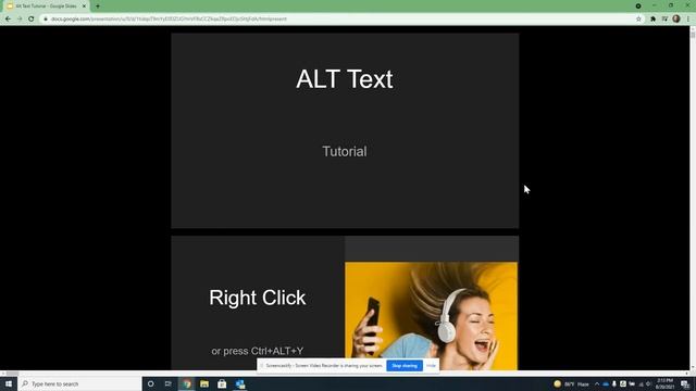 Google Slides Image Alt Text смотреть онлайн