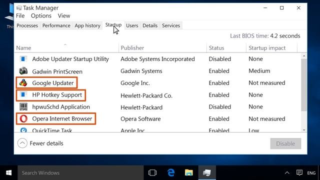 Slow computer | Stop Programs from Starting Automatically in Windows | HP Support смотреть онлайн