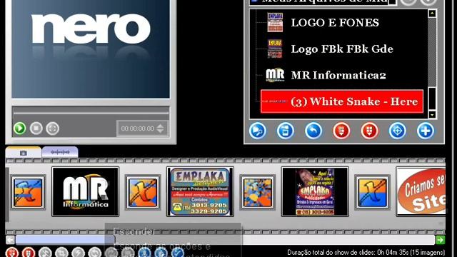 Como fazer um CD de fotos com fundo musical - Nero 9.avi смотреть онлайн