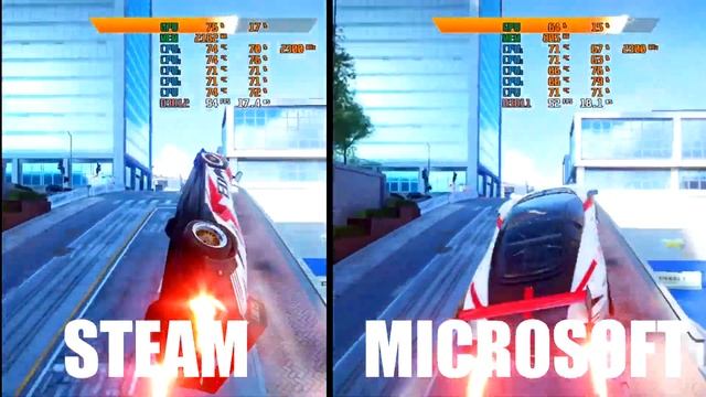 Asphalt 9 - Microsoft vs Steam | Performance Comparison смотреть онлайн
