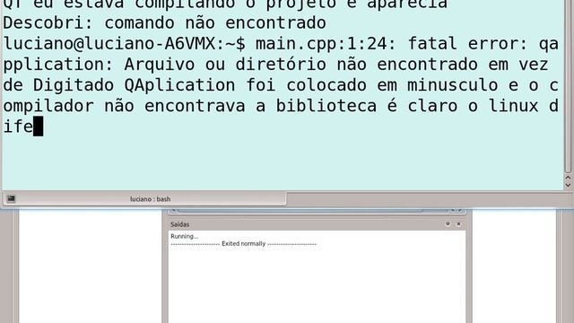 Erro de compilação QT смотреть онлайн