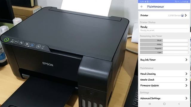 Epson l3150 wifi setup connect with smart phone android смотреть онлайн