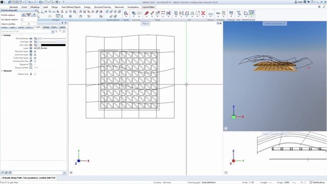 How To Model Wavy Wooden Roof in Allplan | From Scratch смотреть онлайн