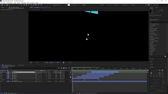 Windows 10 Startup Animation After Effects 2022 Tutorial смотреть онлайн