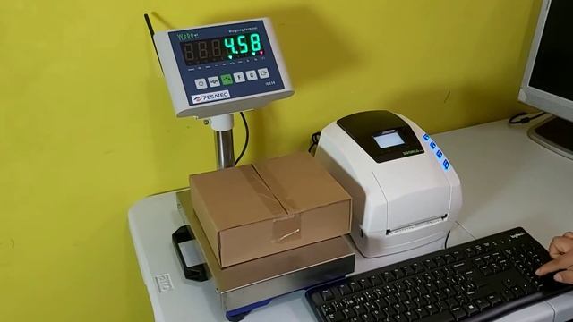 BALANZA GRAMERA ID226 CON IMPRESORA CODIGO DE BARRAS смотреть онлайн