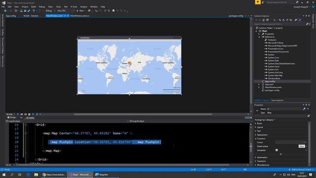 16. WPF - MapControl, Task BakuBus смотреть онлайн