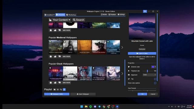 How To Set Screensaver Wallpaper Engine Tutorial смотреть онлайн