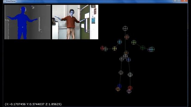 Kinect for Windows SDK With Joint Lines смотреть онлайн