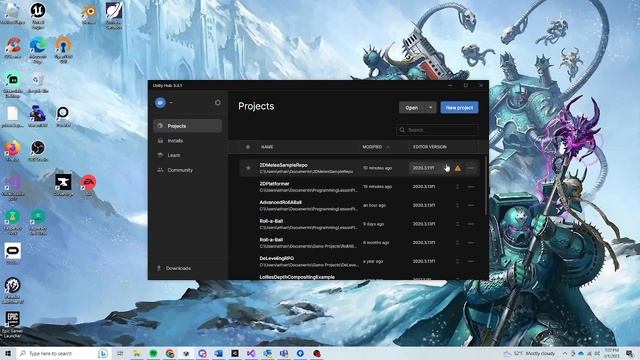 Adding an existing project to Unity Hub смотреть онлайн