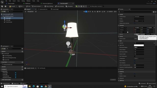 Unreal Engine 5 Horror games tutorial part 7 Episode 2 " Setting up your Lamp Blueprint " смотреть онлайн
