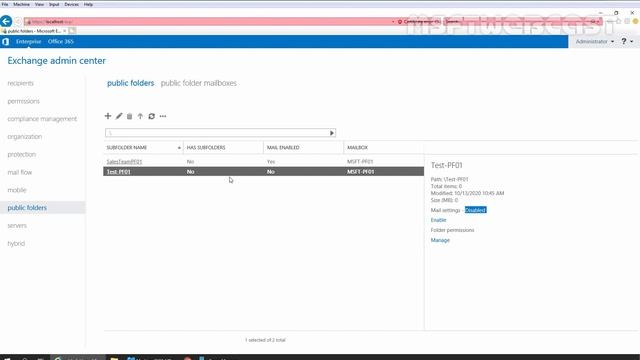 29. Create and Manage a Mail Enable Public Folder in Exchange 2019 смотреть онлайн