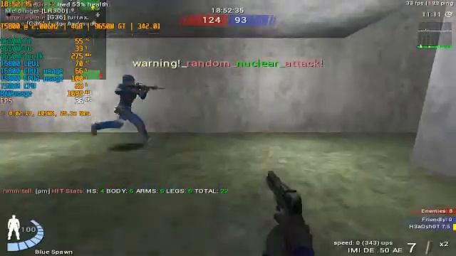 360p Urban Terror Arena1 map TDM 360p lagless recording (server lag), msi afterburner config смотреть онлайн