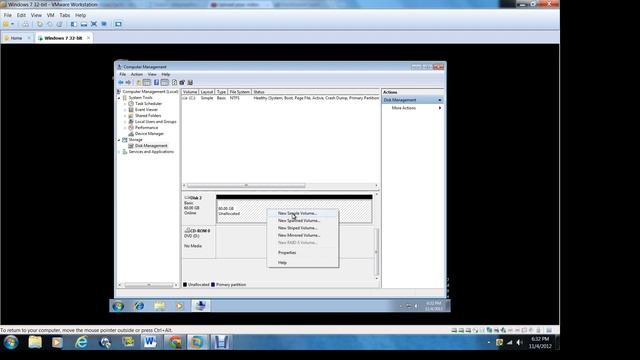 Using Disk Management on a Virtual Machine смотреть онлайн