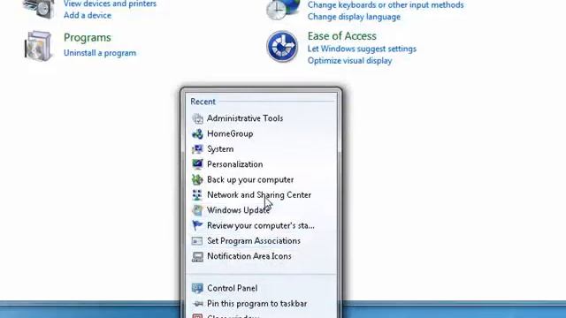 How to pin Control Panel to the toolbar in Windows 7 смотреть онлайн