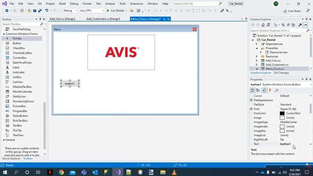 Car Rental Windows Form Project using C# Part 2 смотреть онлайн