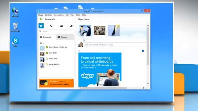 How to Change Interface Language of Skype® on Windows® 8 PC смотреть онлайн